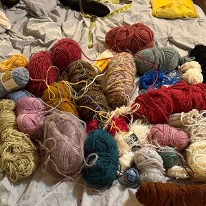 Vintage yarn- stored in my cedar closet for over 20 years. 5lbs